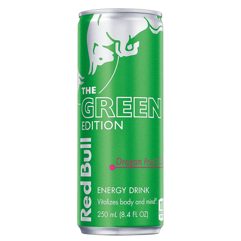 Energizante - Red Bull Green Edition Edit 250 Ml Sabor Fruta Del Dragon