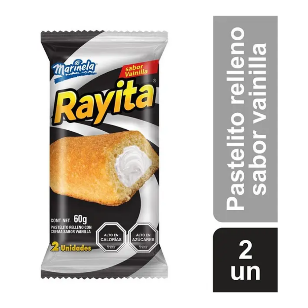 Marinela Rayita - X2 Frutilla 60 g