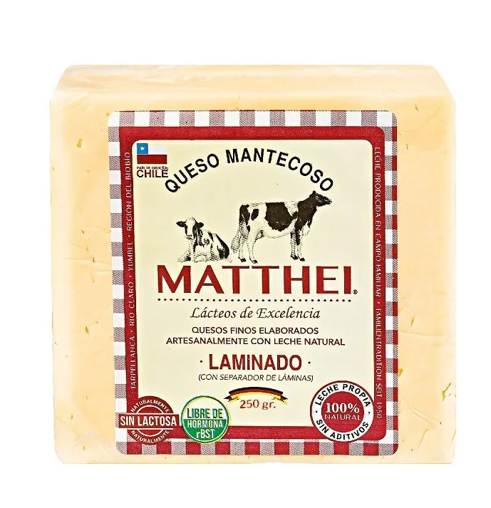 Matthei - Queso Laminado 250gr