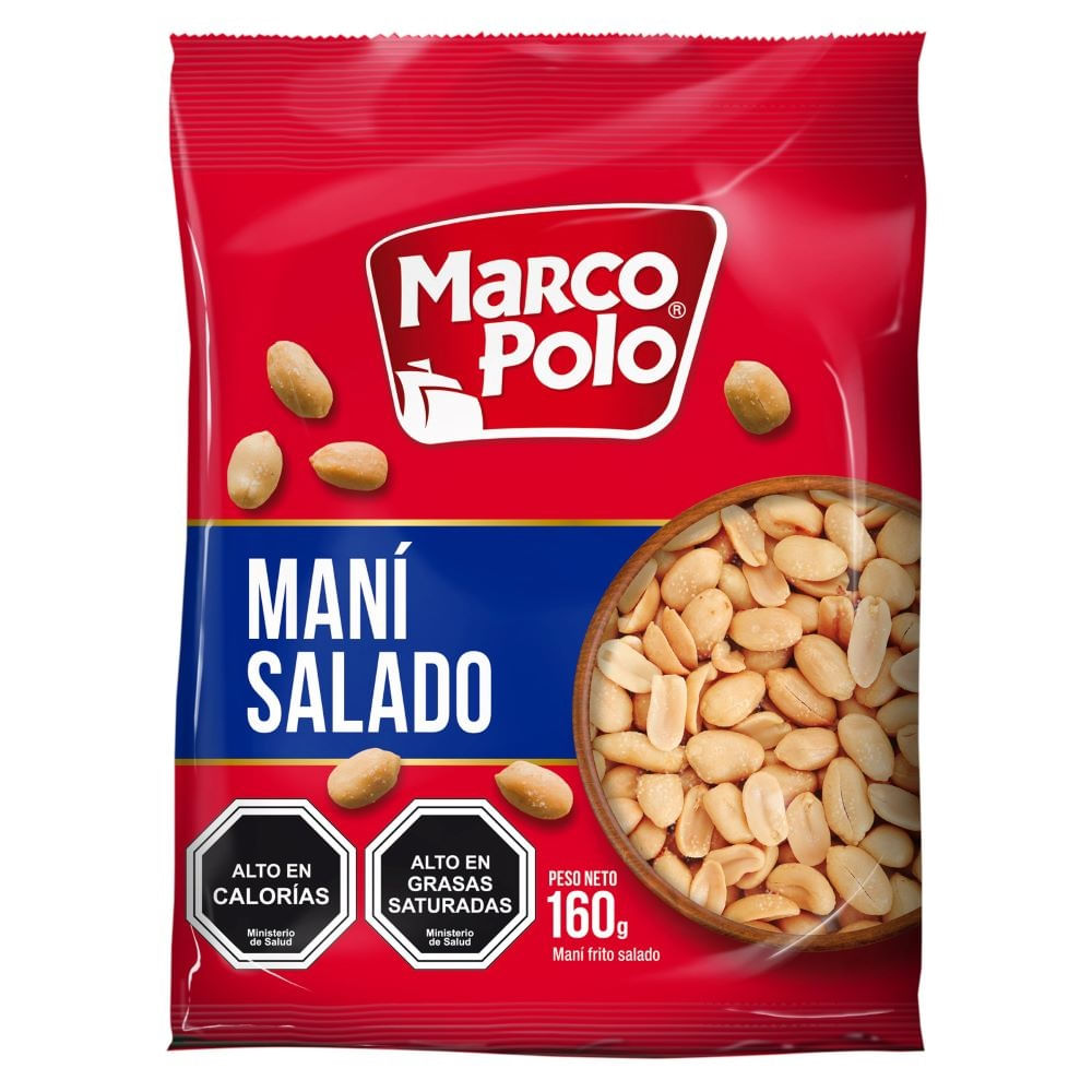 Mani Salado 160 gr - 7802420125423