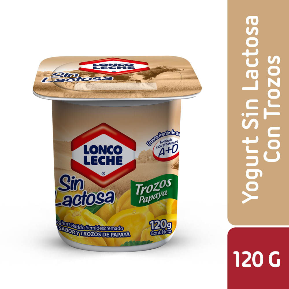 yoghurt Sin Lactosa 120gr - 7802910004344