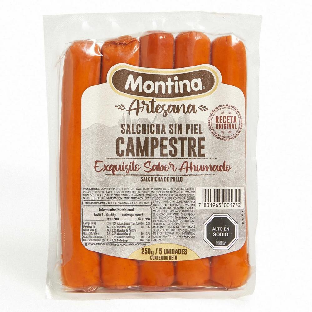 Salchicha sin Piel Campestre - 7801965001742