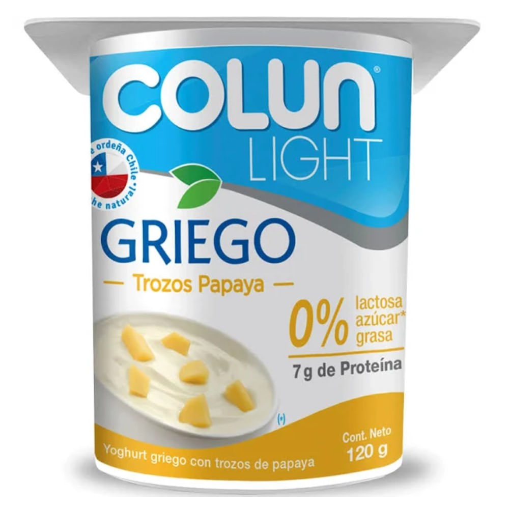 Yoghurt Ppaya Ligh Griego x1 120gr - 7802920008196