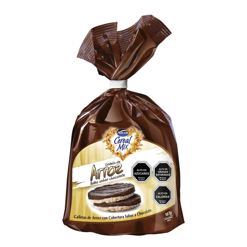 Galleta Arroz  Chocolate - 7802225688581