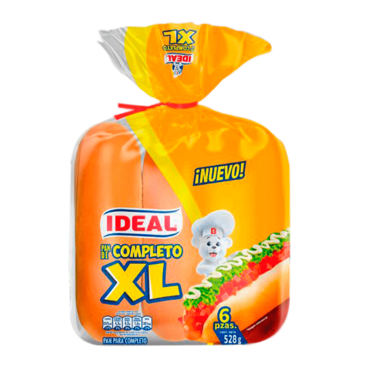 Ideal - Pan Completo Xl 528 Gr