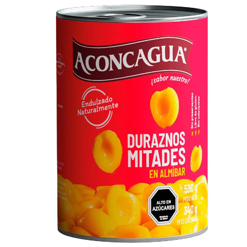 Aconcagua - Duraznos Al Jugo Mitades 590 Gr