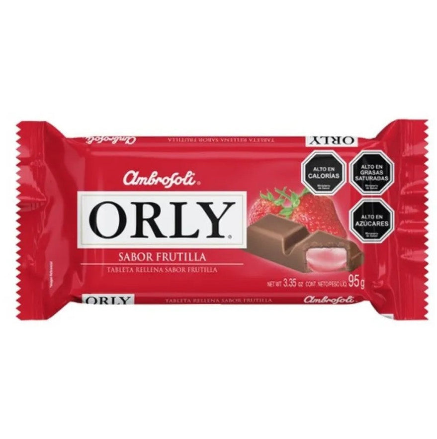 Ambrosoli - Chocolate Orly Frutilla 95Grs.