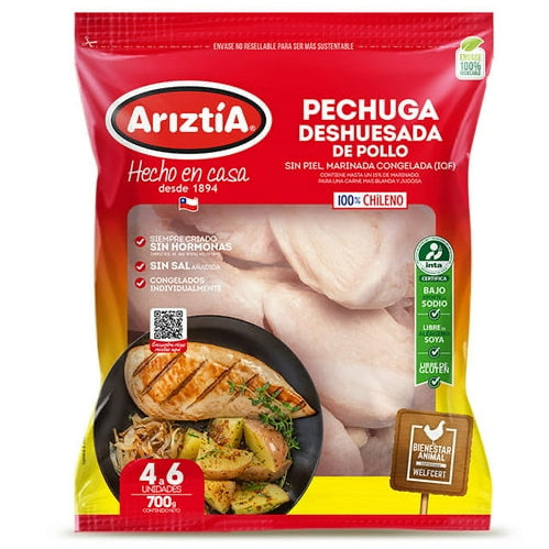 Ariztia - Pechuga Deshuesada 700 Gr
