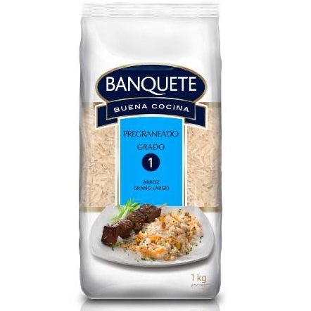 Arroz Banquete - Pregraneado Grado 1 1Kg.