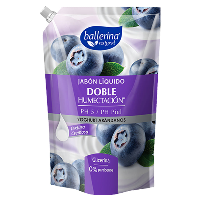 Ballerina - Jabon Yoghurt Arandano 750Ml.