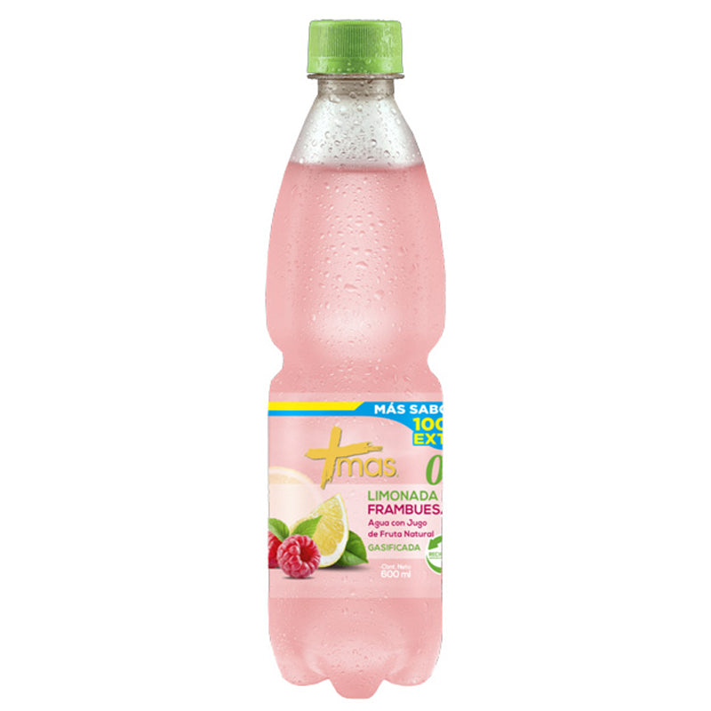Bebidas - Mas Limonada Frambruesa 600 Ml