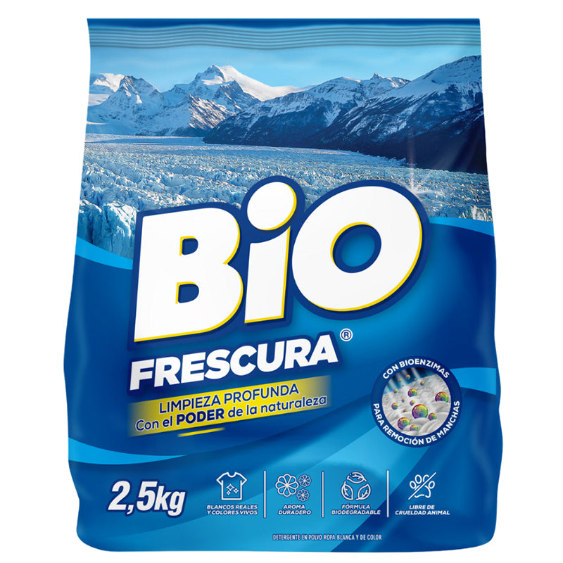 Bio Frescura - Detergente En Polvo Campos De Hielo 2.5Kgs.