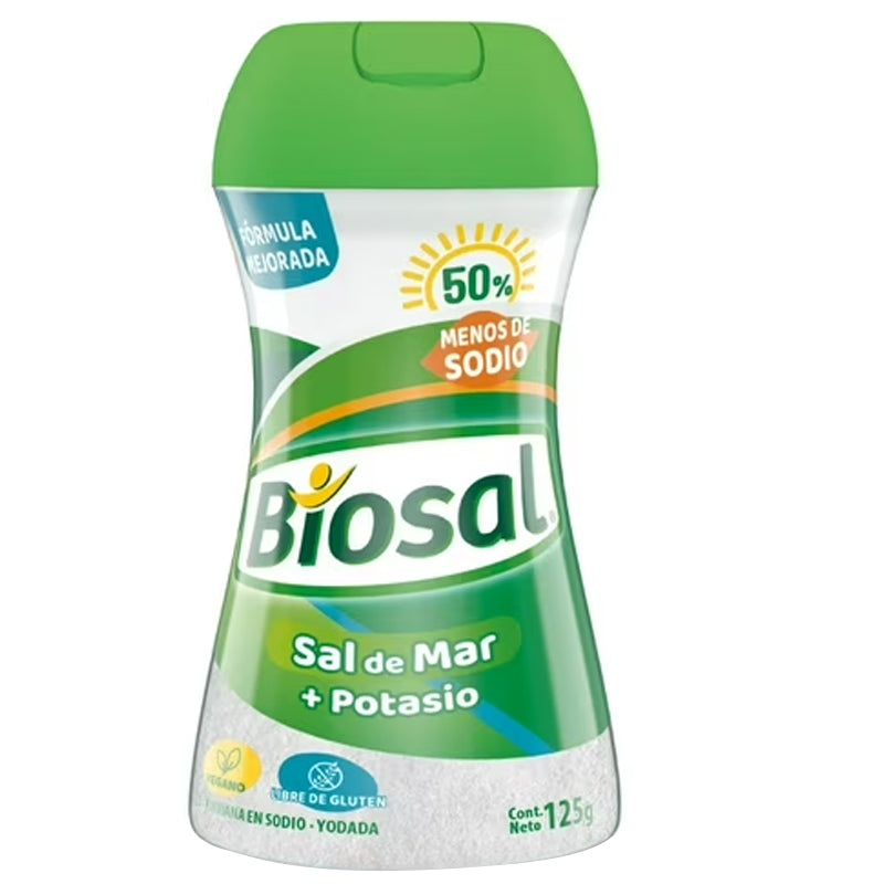 Biosal - Sal De Mar + Potasio 125G