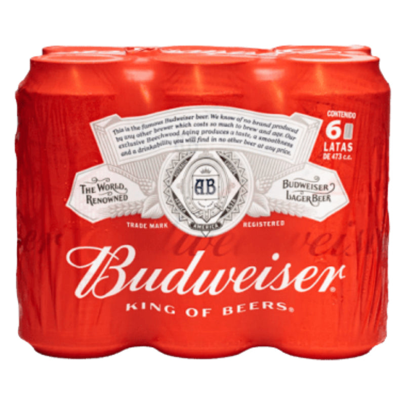 Budweiser - X6 Lata 473Cc