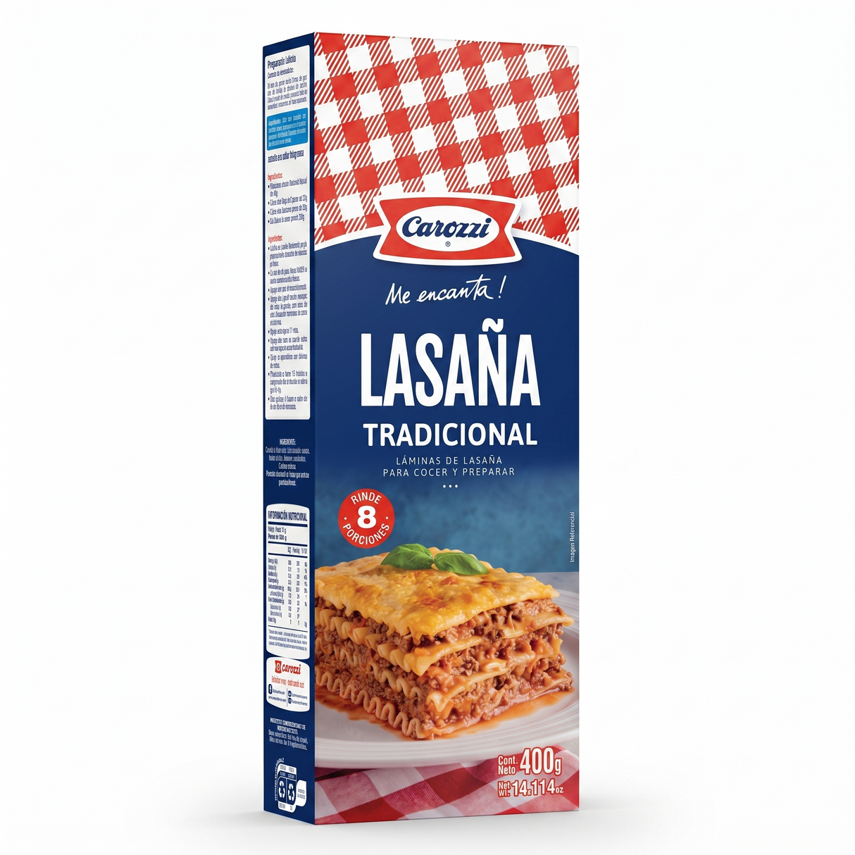 Carozzi - Lasaña Tradicional 400 Gr