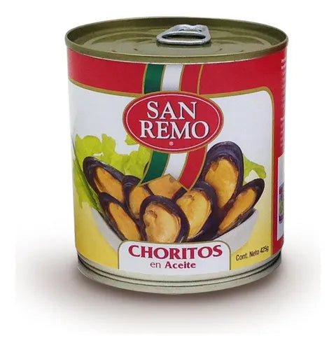 Choritos San Remo - Aceite 425Grs.
