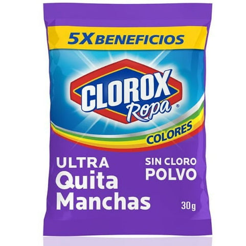 Clorox - Polvo Ultra Quitamanchas 30Grs.