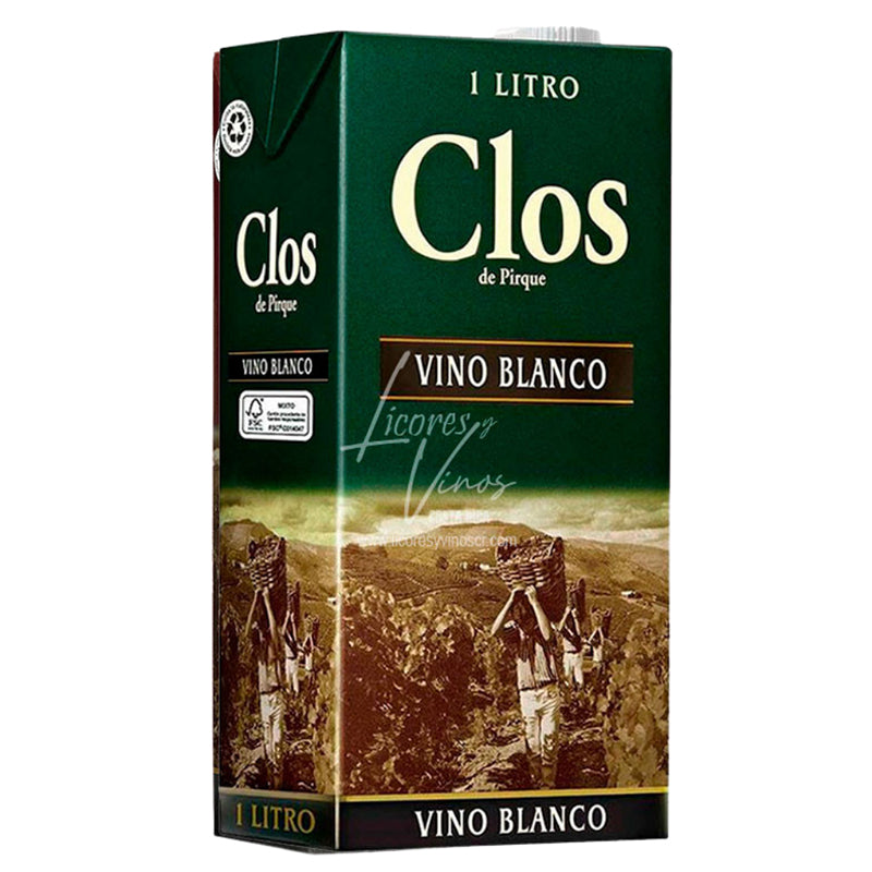 Clos De Pirque - Caja Vino Blanco 1Lt.