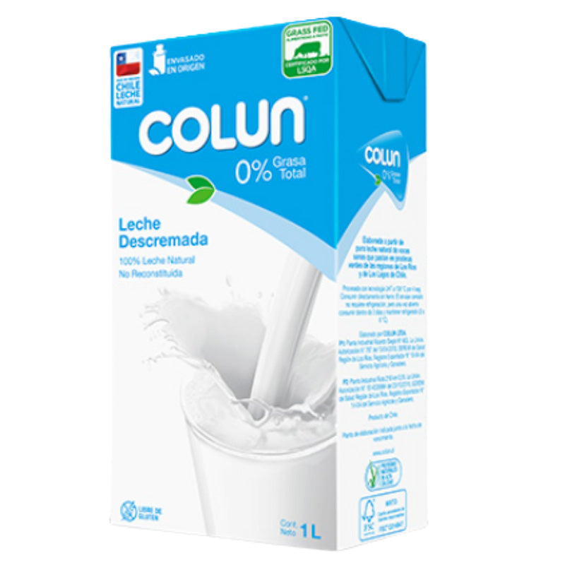 Colun - Leche Descremada 1 Lt