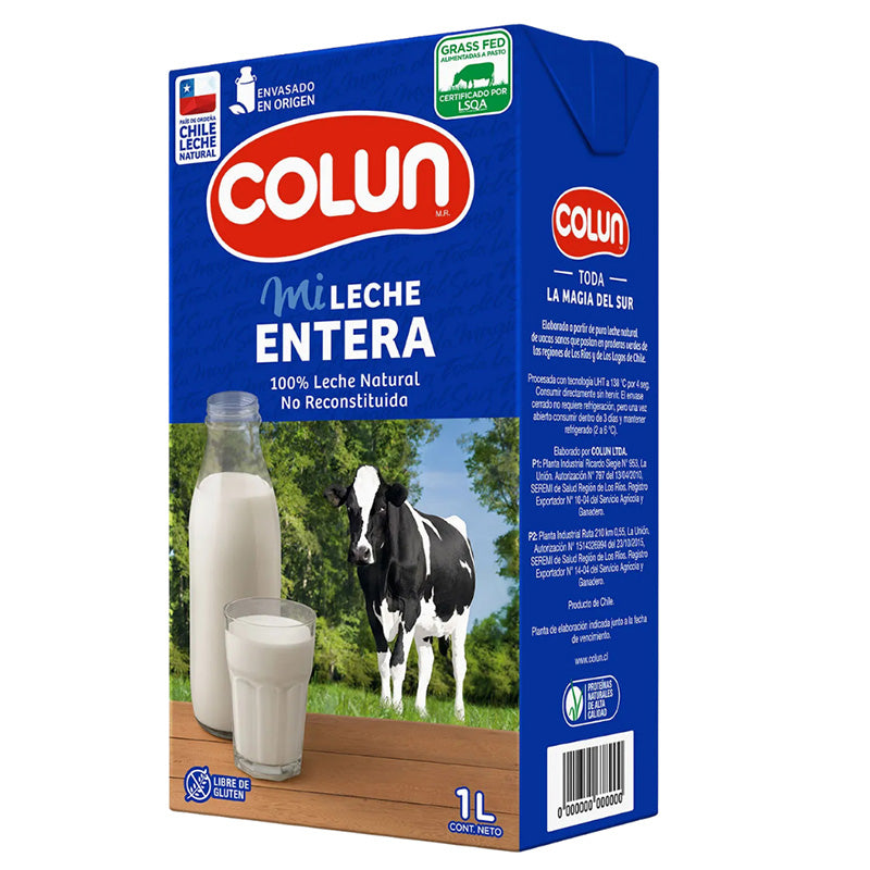 Colun - Leche Entera 1 Lt