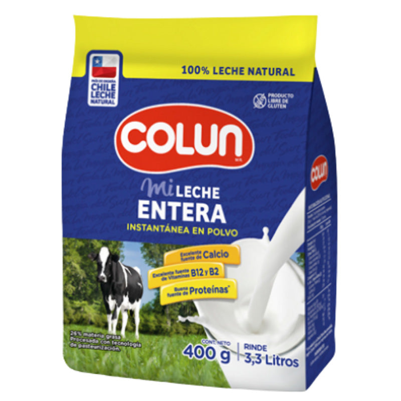 Colun - Leche Entera 400Gr