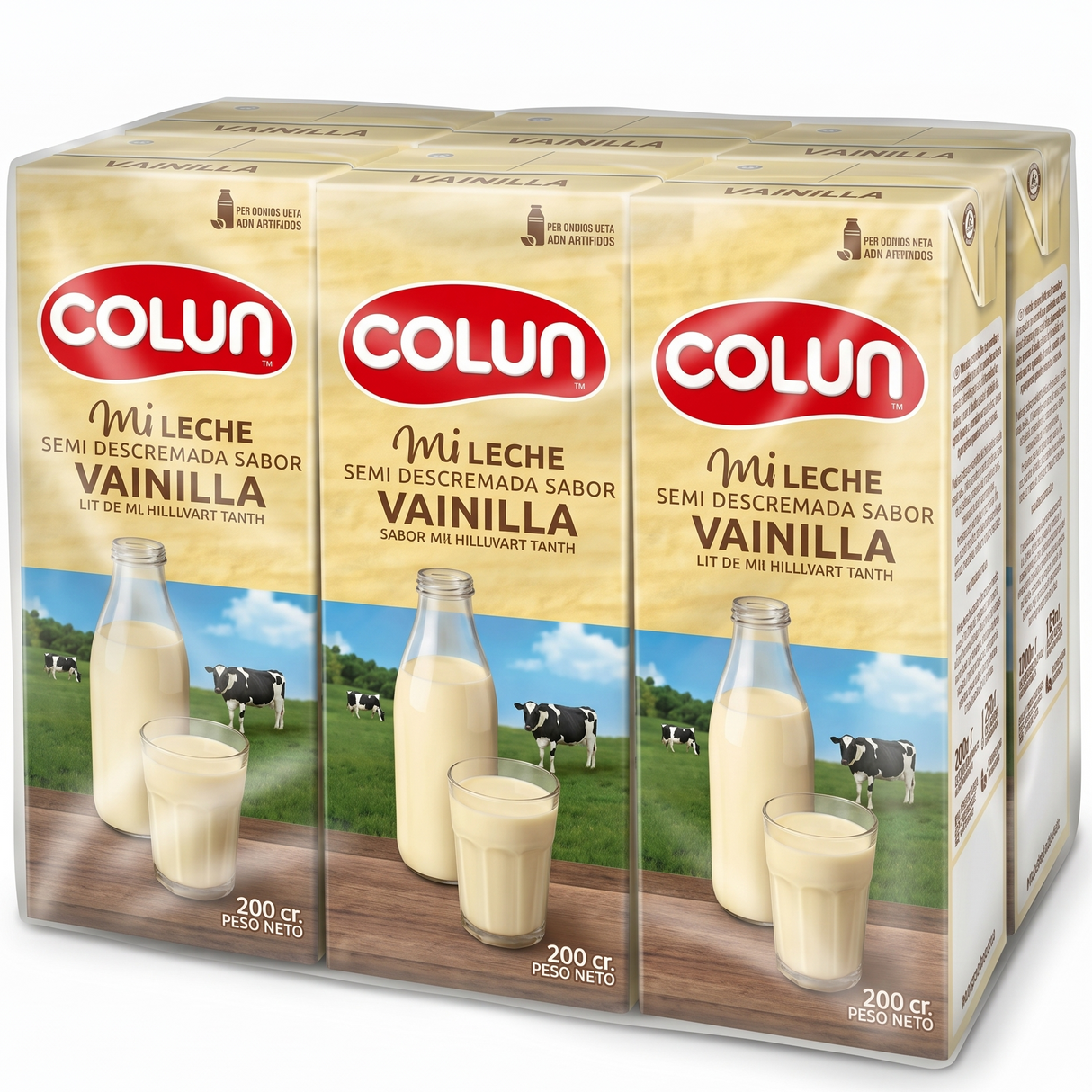 Colun - Leche Vainilla X6