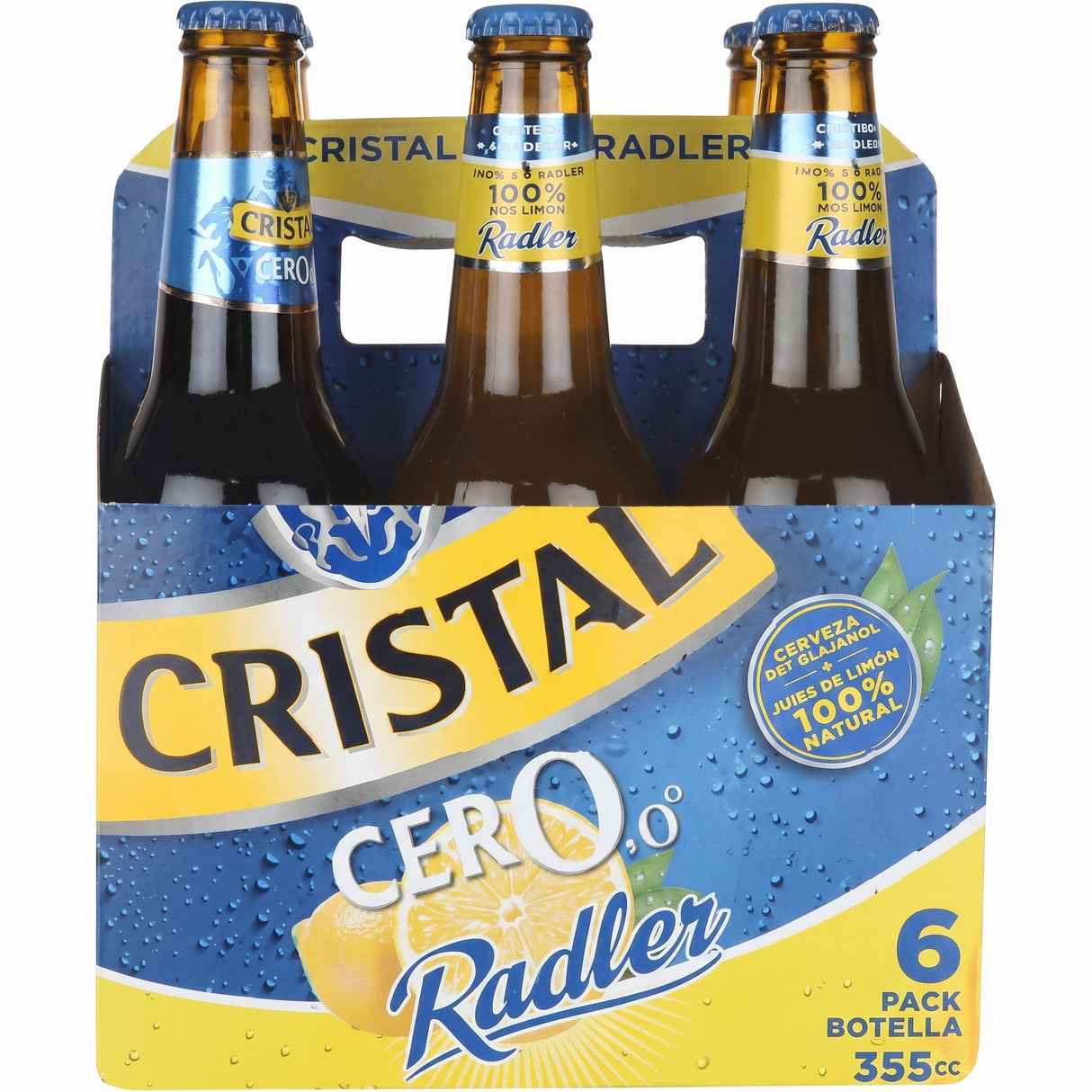 Cristal - Radler Cero Alcohol 6X355Ml.
