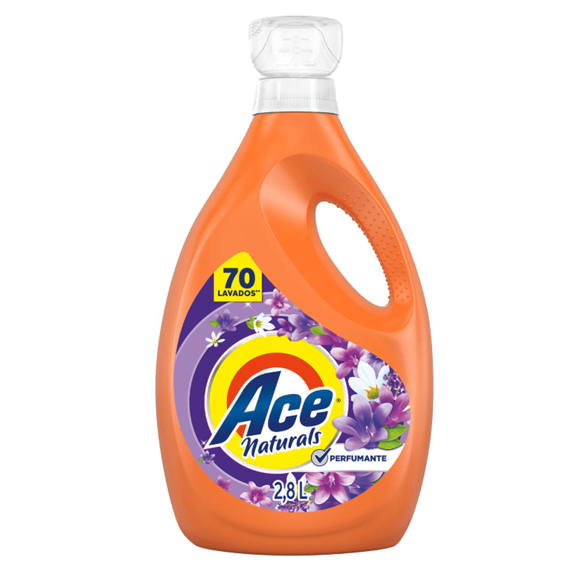 Detergente Liquido Ace - Naturals Perfumante 2.8 Lt