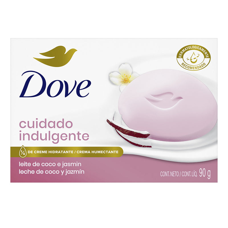 Dove - Jabon en barra cuidado indulgente 90g
