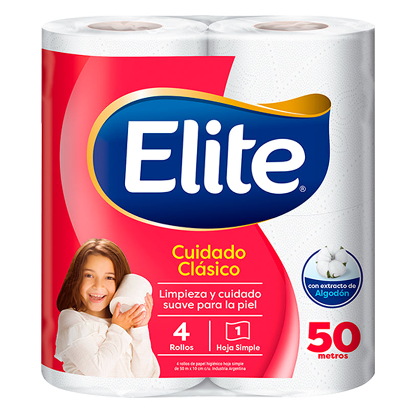 Elite - 4 Rollos X50 Mt