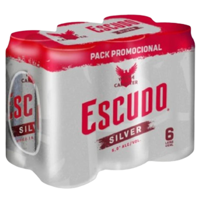 Escudo - Silver Lata 6X470Ml.