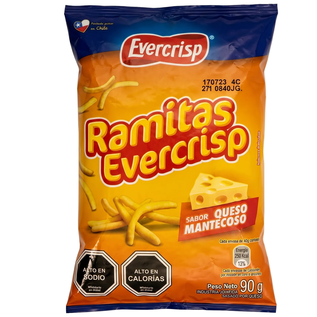 Evercrips - Ramitas Sabor Queso 90G