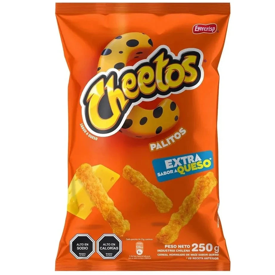 Evercrisp - Cheetos Palitos Sabor Queso 250G