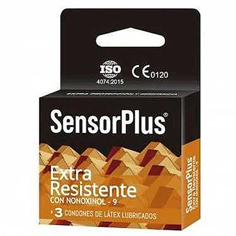 Farmacia - SensorPlus Extra Resistente Condones 3 Unidades
