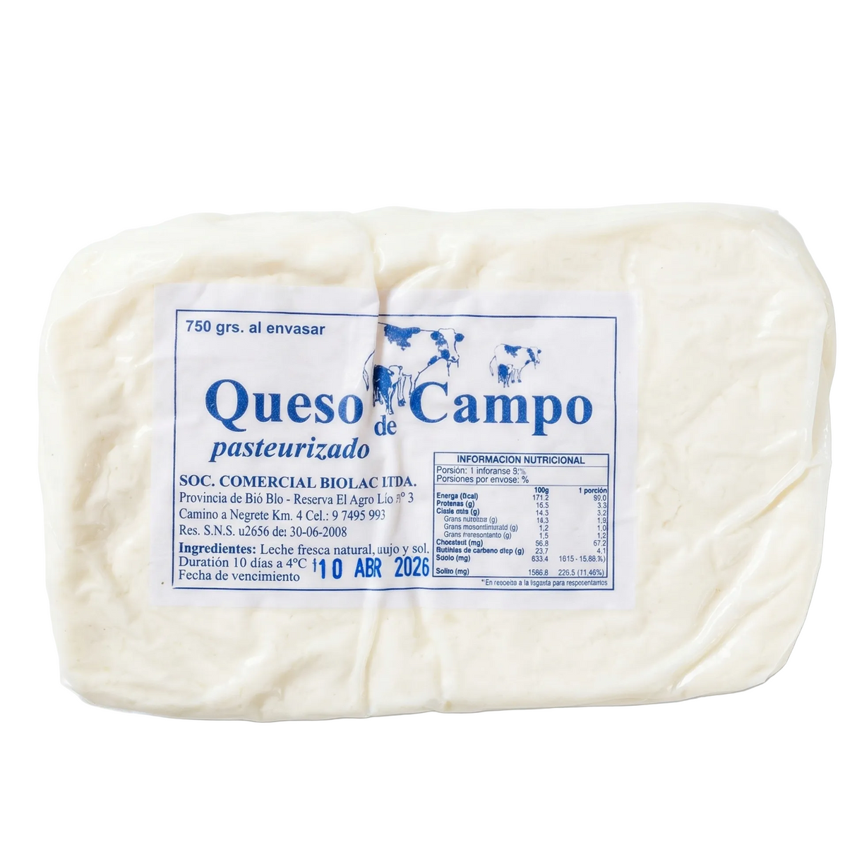 Fresco - Queso Fresco 750Gr