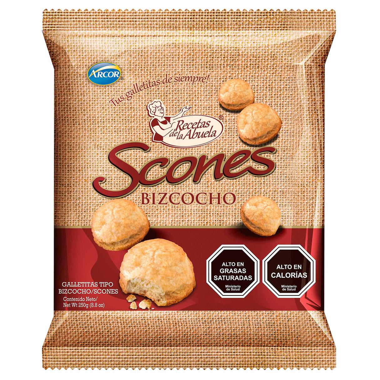 Scones Receta de la abuela 250g - 7802225625005