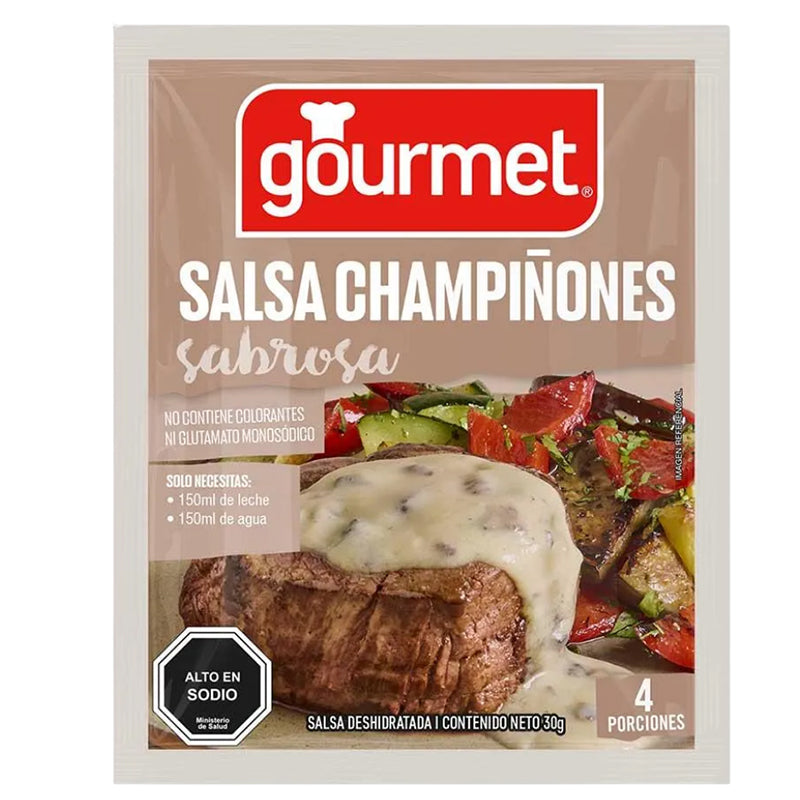 Gourmet - Salsa Champiñones 30Gr.