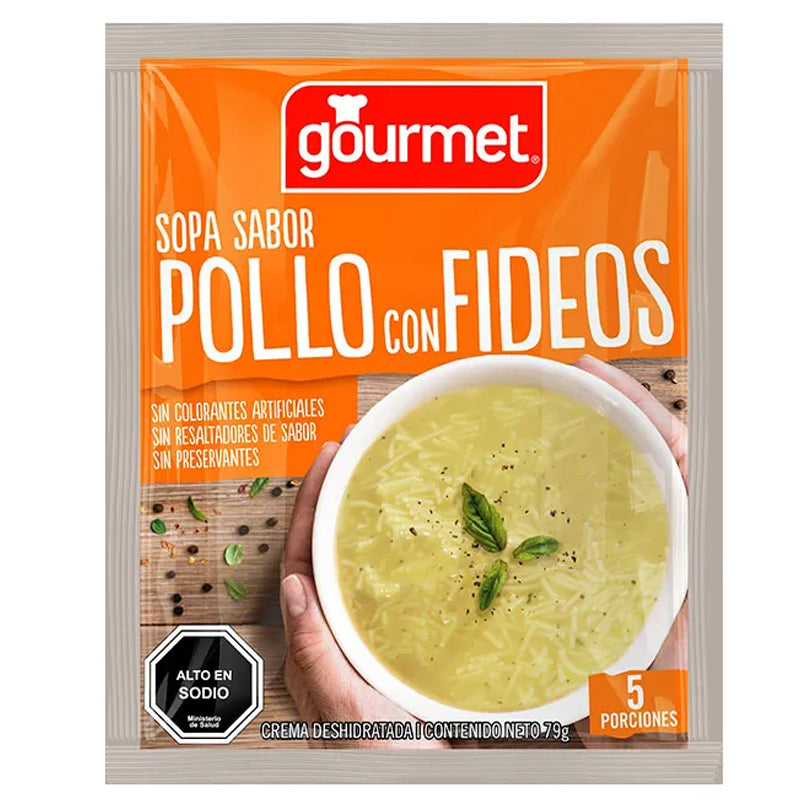 Gourmet - Sopa Pollo Con Fideos 70Gr