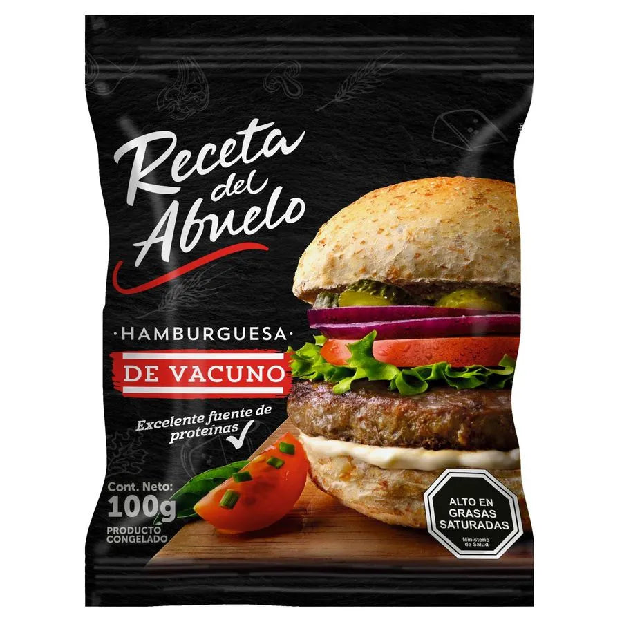 PF - Hamburguesa Vacuno Receta 100gr