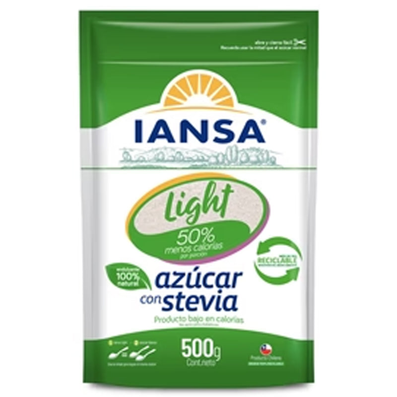 Iansa - Azucár Light Con Stevia 500G