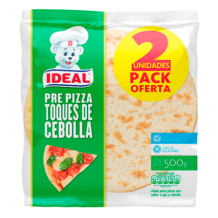 Ideal - Prepizza Toques De Cebolla 500 Gr