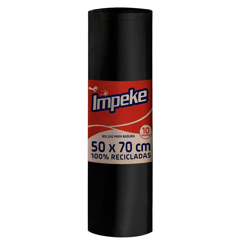 Impeke - Bolsa Basura 50X70cm 10uni.