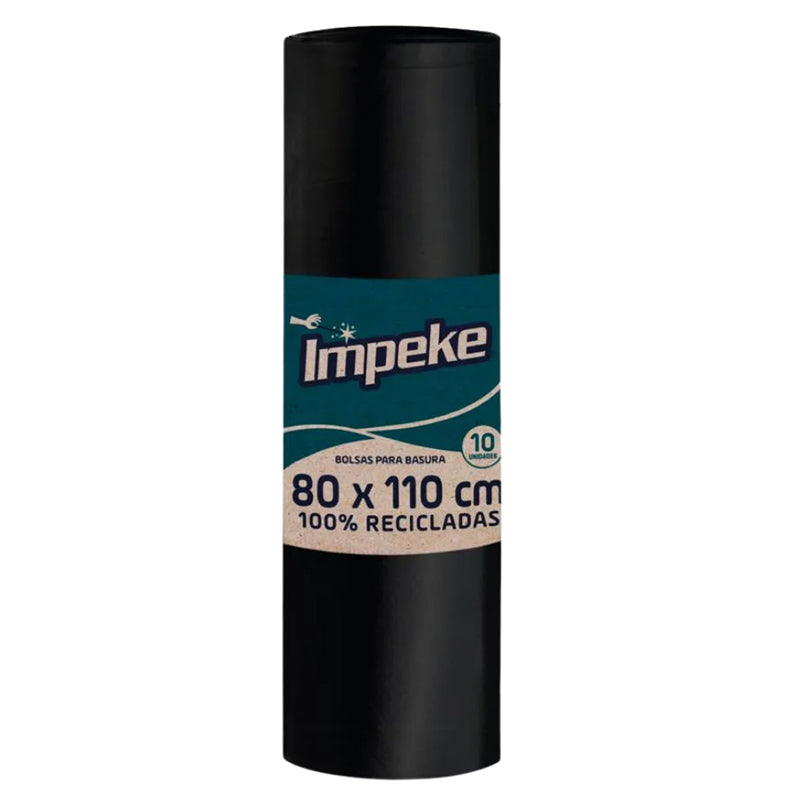 Impeke - Bolsa De Basura 80x110cm 10uni.