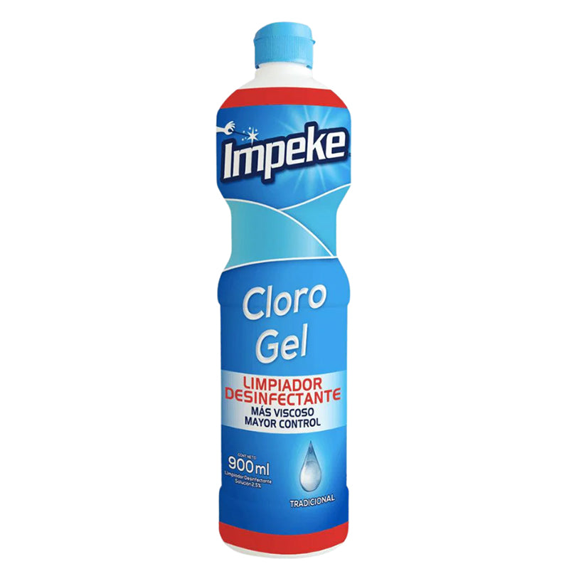 Impeke - Cloro Gel Tradicional 900 Ml