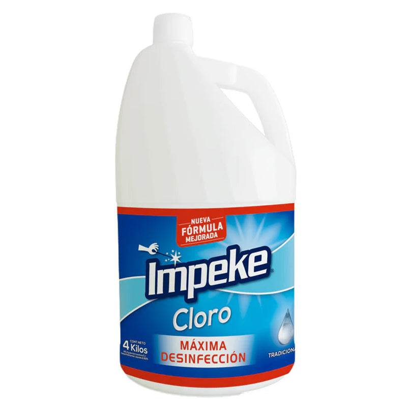 Impeke - Cloro Tradicional 4 Litros