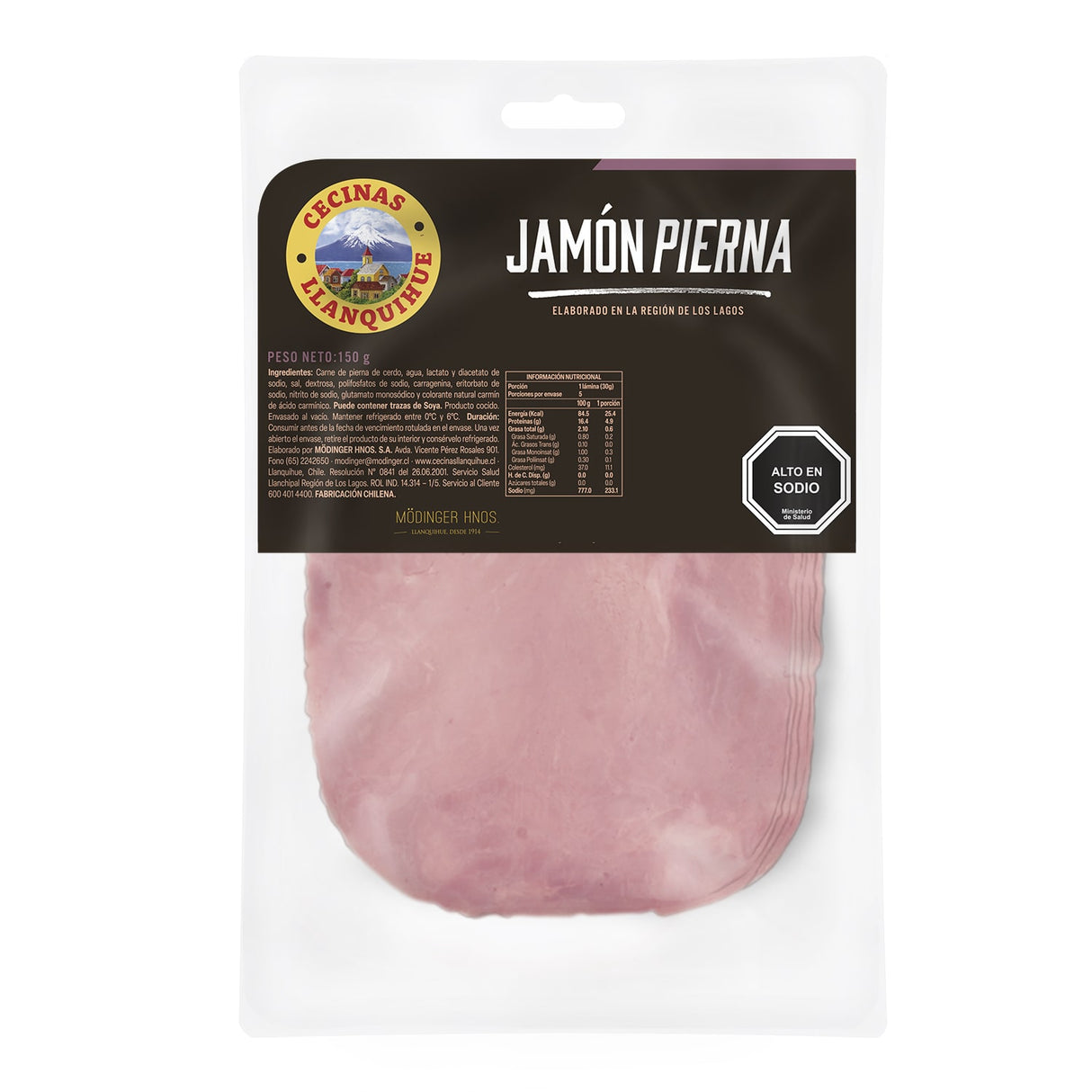 Llanquihue - Jamon Pierna 150Grs.