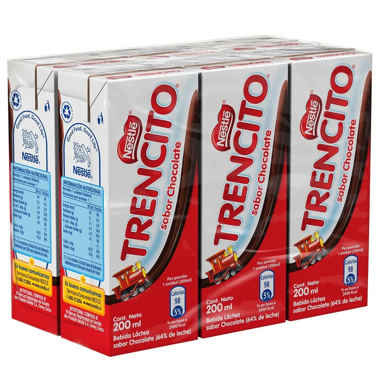 Nestle - Leche Trencito X6 200 Cc