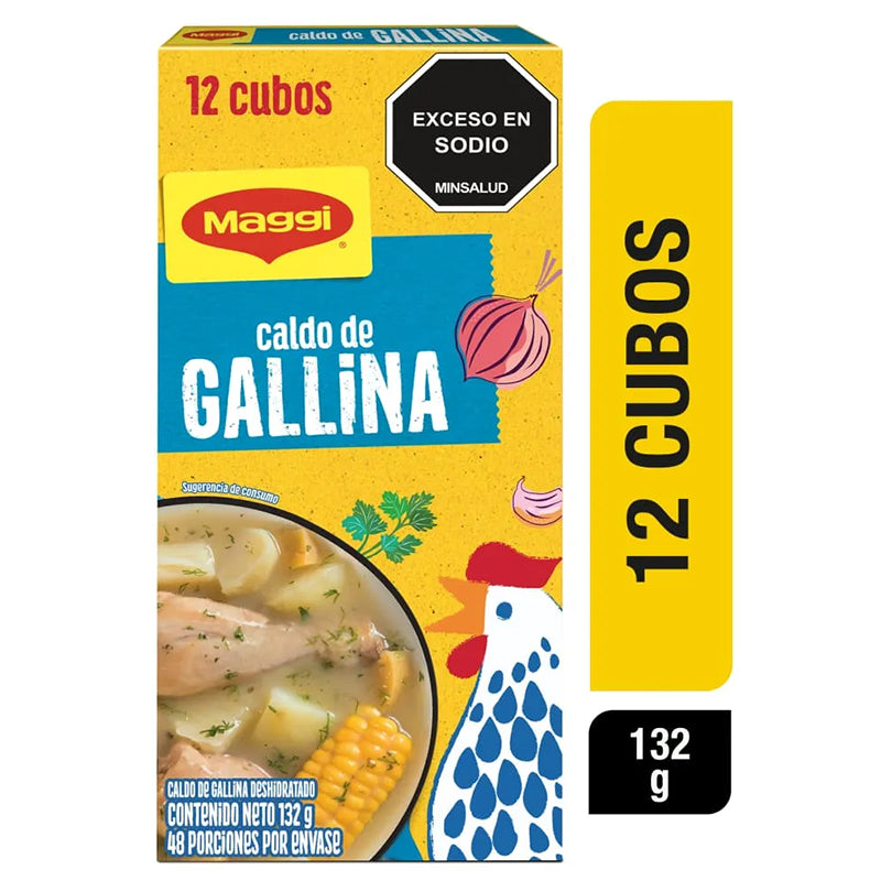 Maggi - Caldo Sabor Gallina 12 X 132G