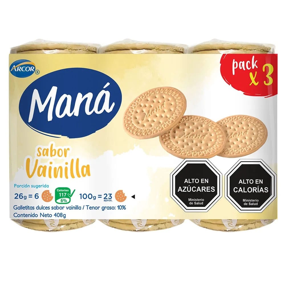 Maná - Sabor Vainilla 100G.
