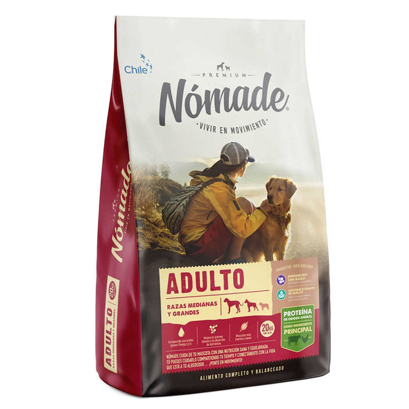 Mascotas - Nomade Perro Adulto 20 Kg